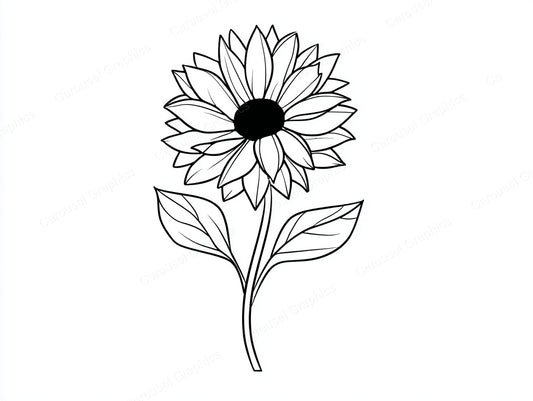 Sunflower Vector Graphic preview