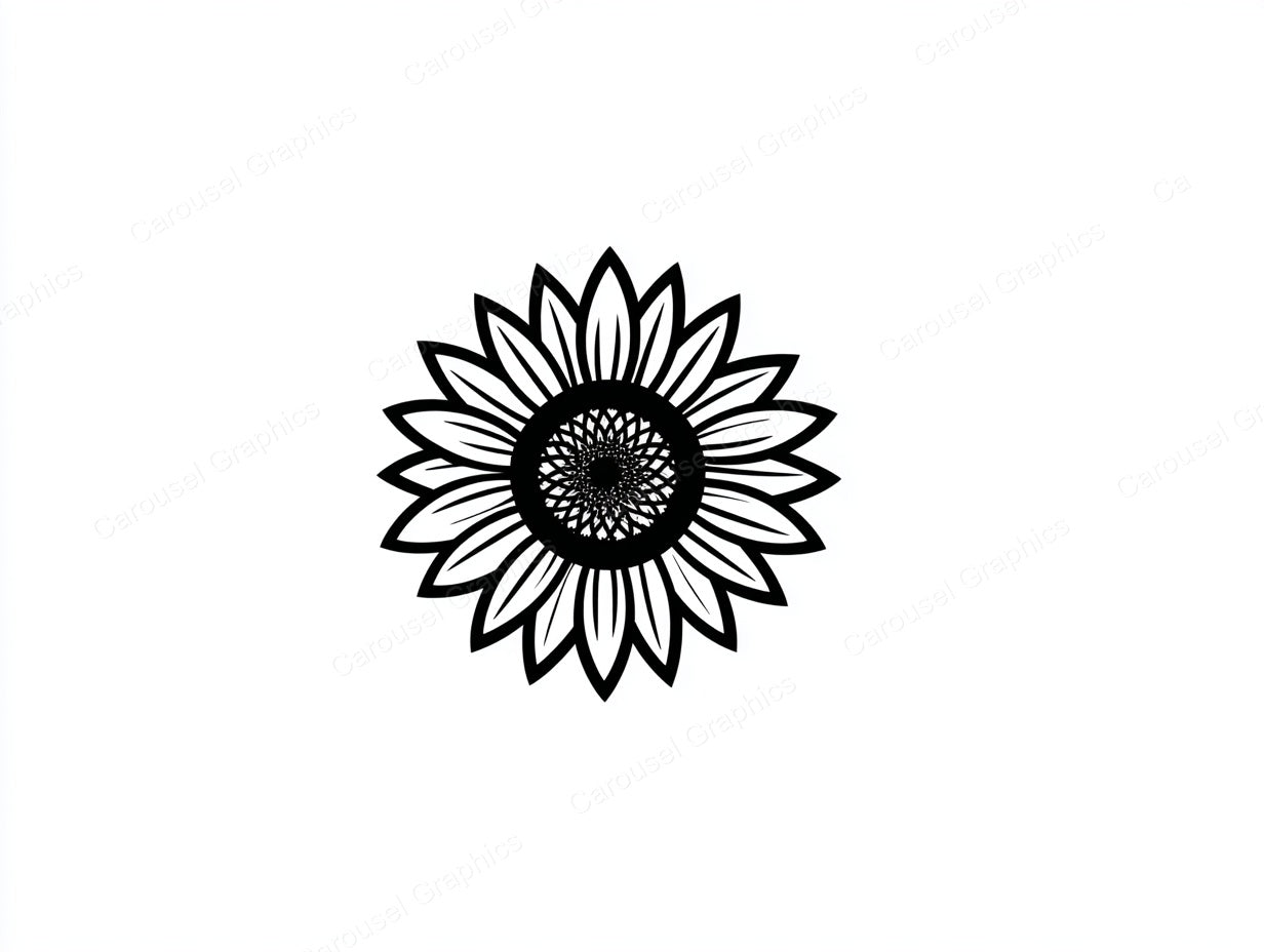 Sunflower Vector Graphic preview