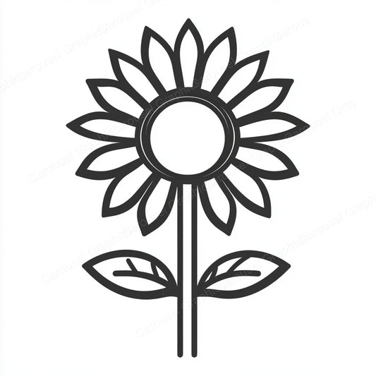 Sunflower Vector Graphic preview
