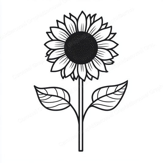Sunflower Vector Graphic preview