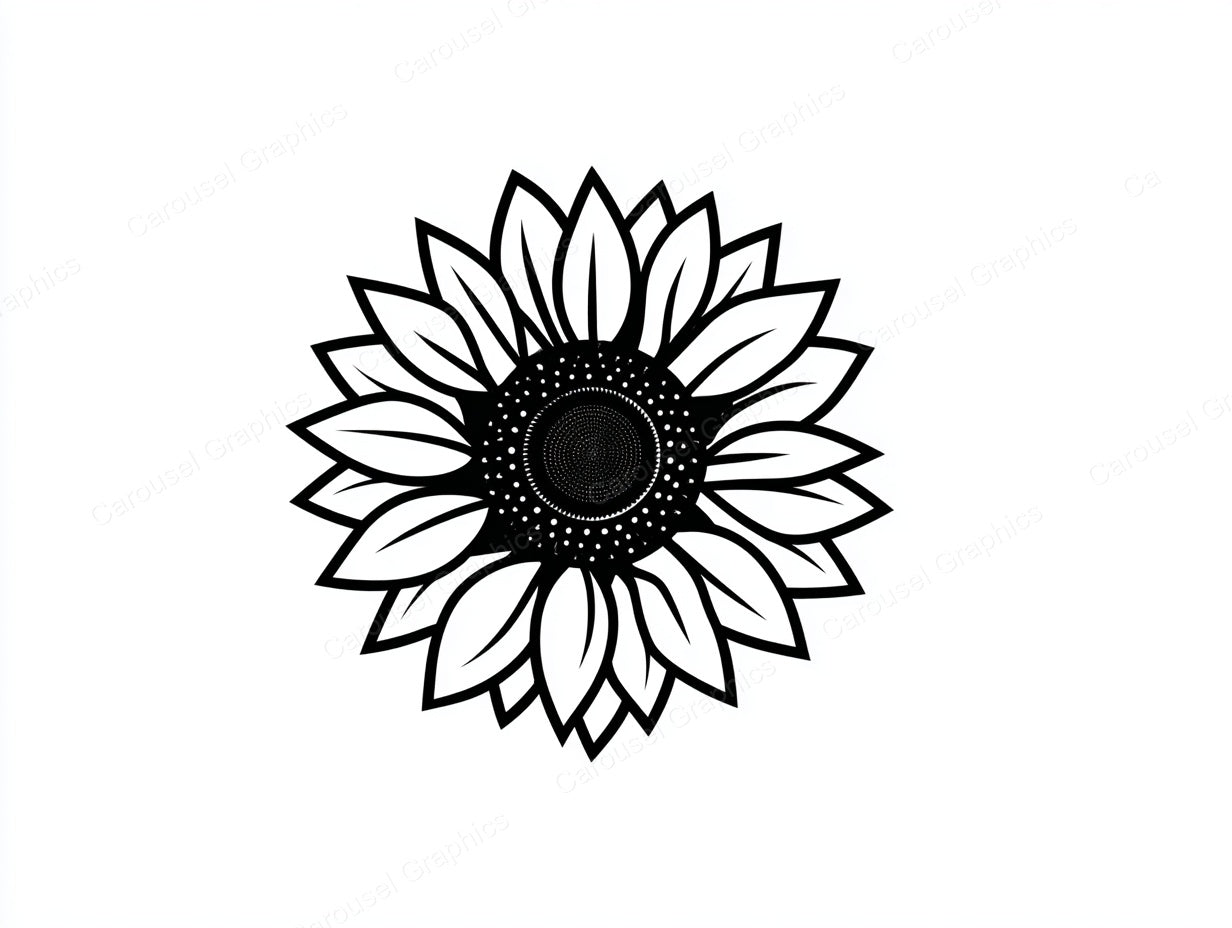 Sunflower Vector Graphic preview