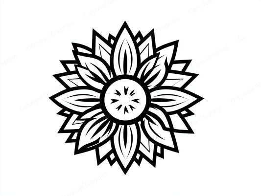 Sunflower Vector Graphic preview