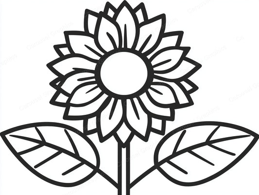 Sunflower Vector Graphic preview