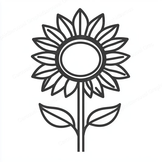Sunflower Vector Graphic preview