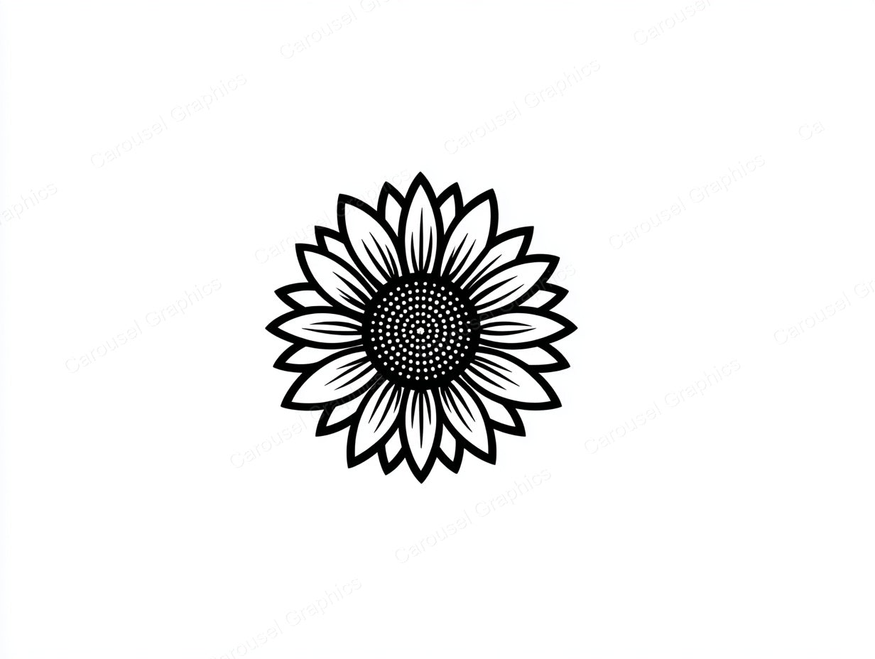 Sunflower Vector Graphic preview