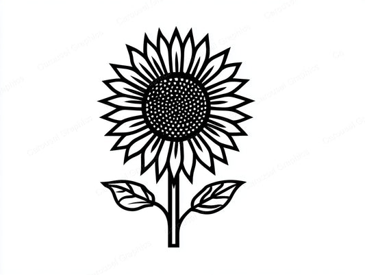Sunflower Vector Graphic preview