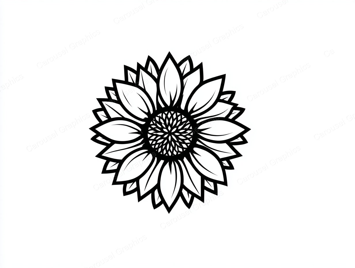 Sunflower Vector Graphic preview