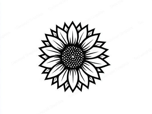 Sunflower Vector Graphic preview