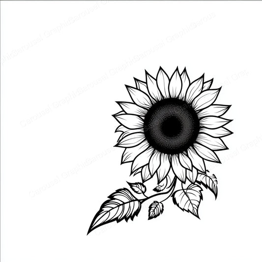 Sunflower Vector Graphic preview