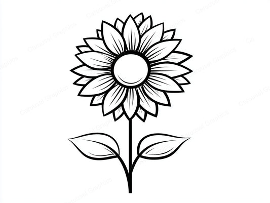 Sunflower Vector Graphic preview