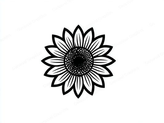 Sunflower Vector Graphic preview