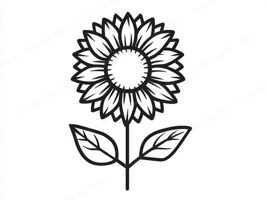 Sunflower Vector Graphic preview