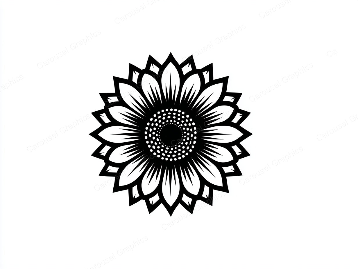 Sunflower Vector Graphic preview