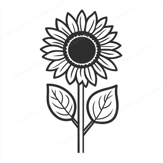 Sunflower Vector Graphic preview