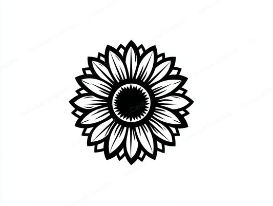 Sunflower Vector Graphic preview