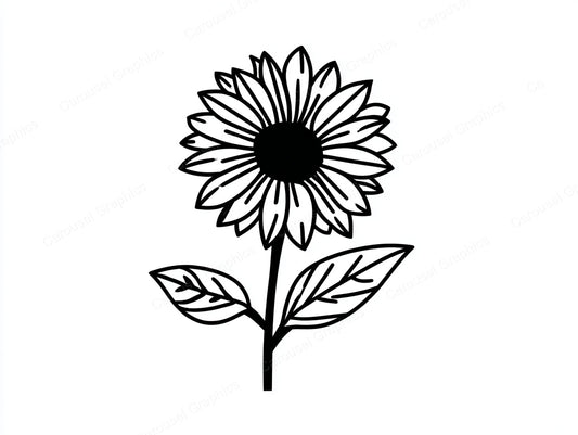 Sunflower Vector Graphic preview