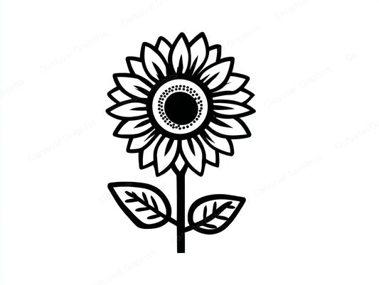 Sunflower Vector Graphic preview
