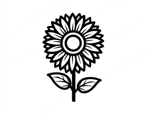 Sunflower Vector Graphic preview