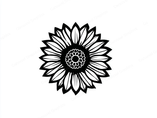 Sunflower Vector Graphic preview