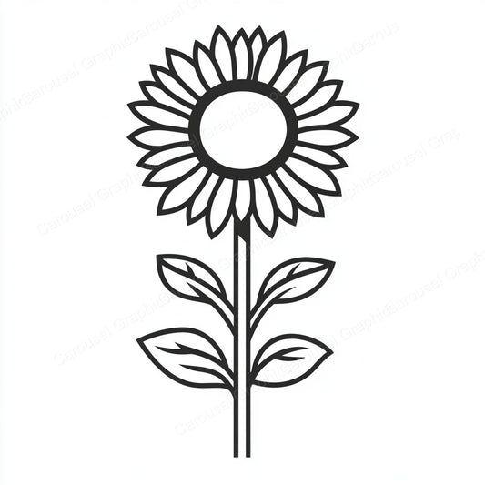 Sunflower Vector Graphic preview