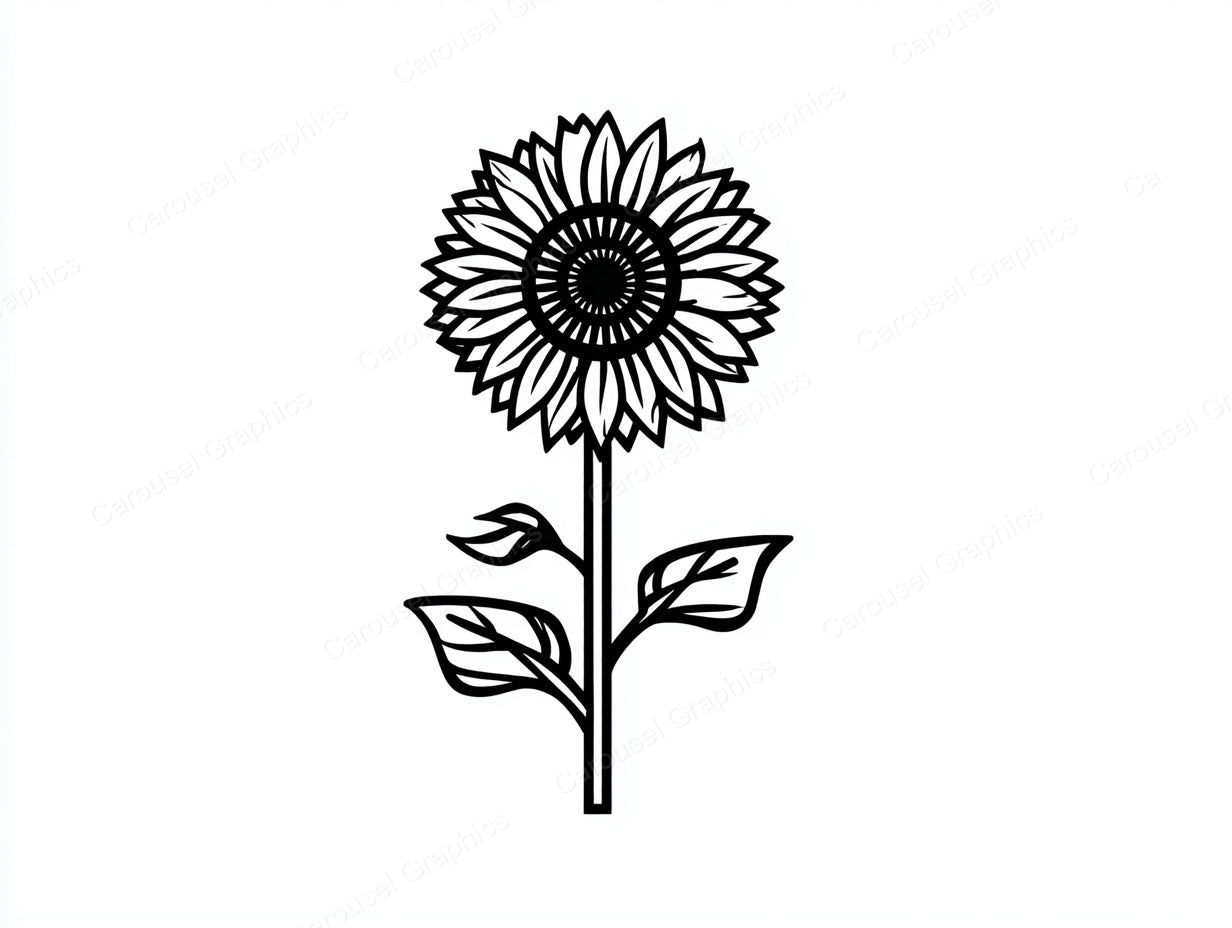 Sunflower Vector Graphic preview