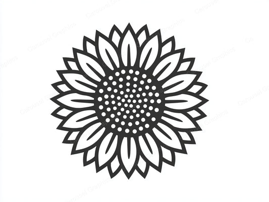 Sunflower Vector Graphic preview