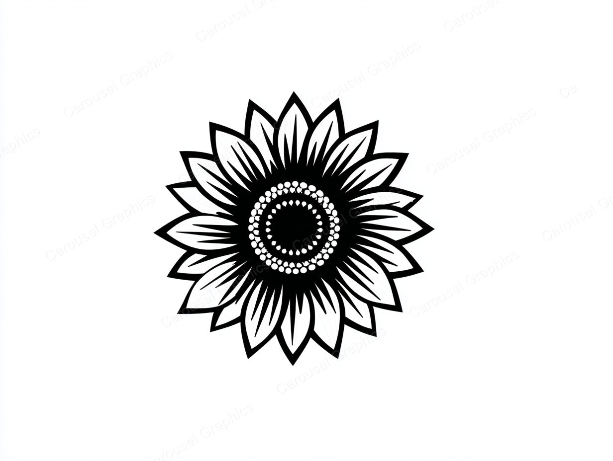 Sunflower Vector Graphic preview