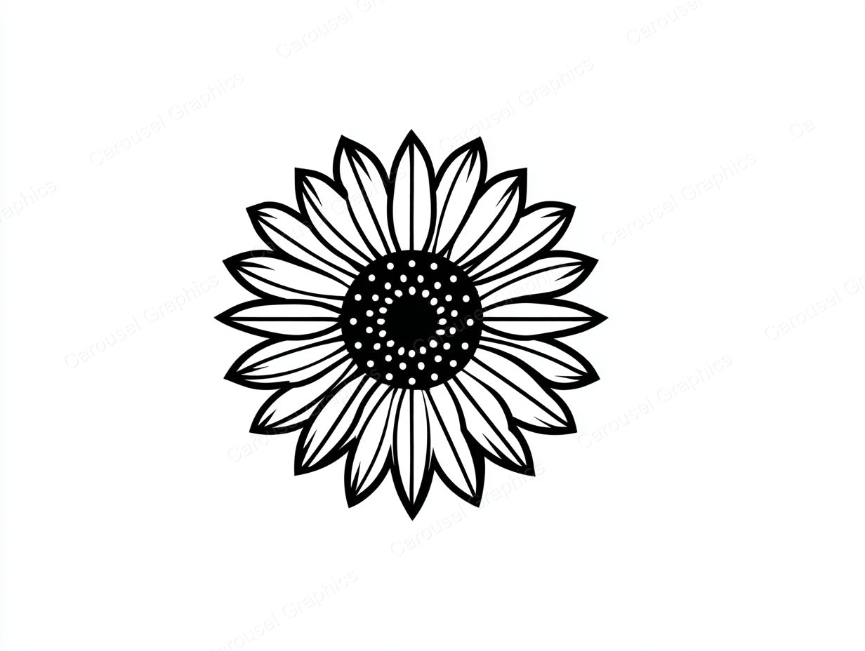 Sunflower Vector Graphic preview