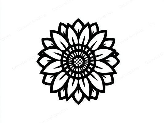 Sunflower Vector Graphic preview