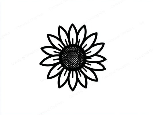 Sunflower Vector Graphic preview