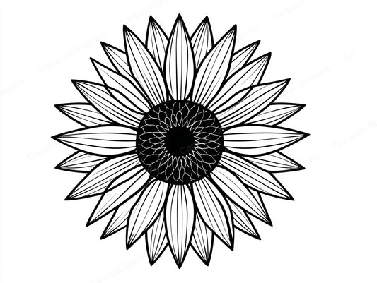 Sunflower Vector Graphic preview