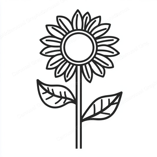 Sunflower Vector Graphic preview