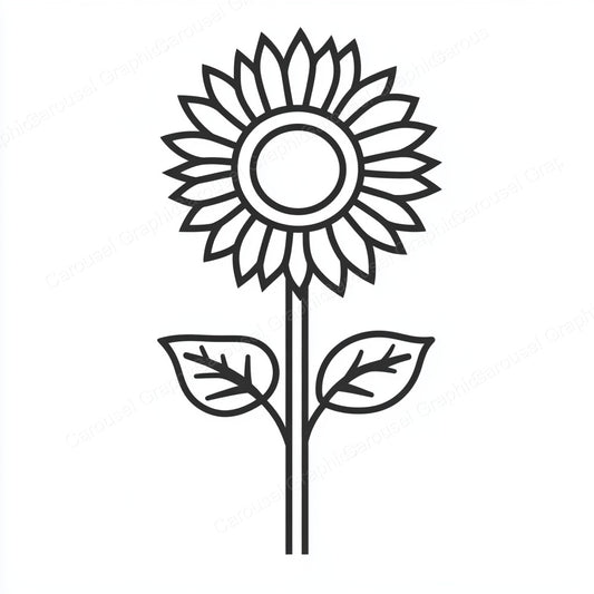 Sunflower Vector Graphic preview