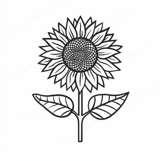 Sunflower Vector Graphic preview