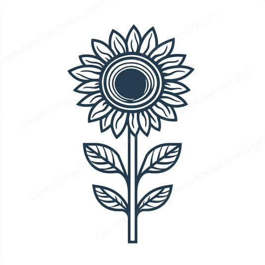 Sunflower Vector Graphic preview