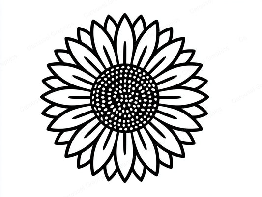 Sunflower Vector Graphic preview