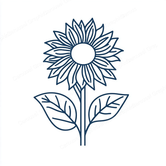 Sunflower Vector Graphic preview