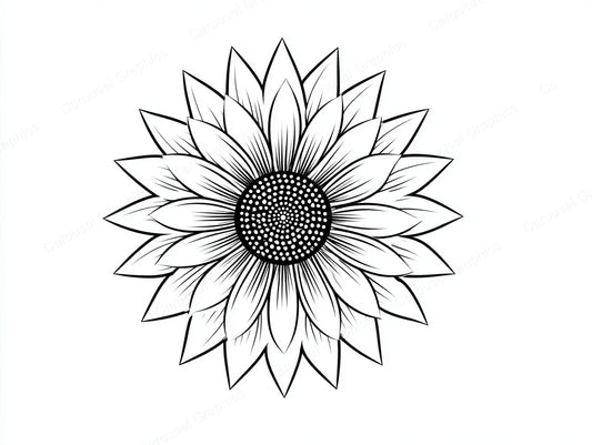 Sunflower Vector Graphic preview