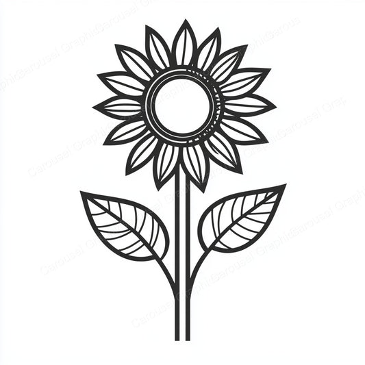 Sunflower Vector Graphic preview