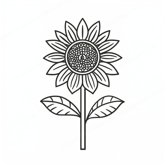 Sunflower Vector Graphic preview