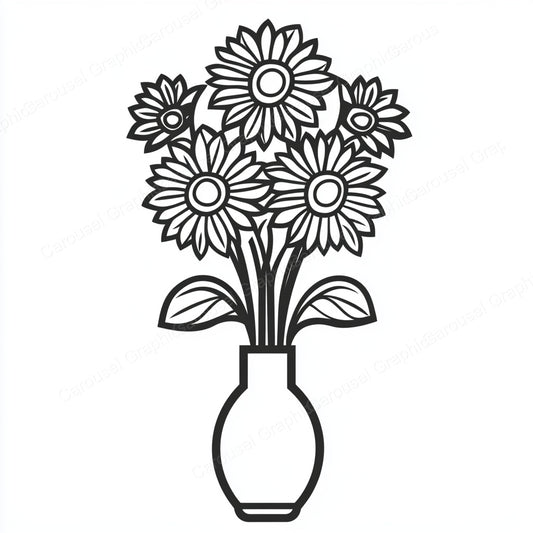 Sunflower Vector Graphic preview