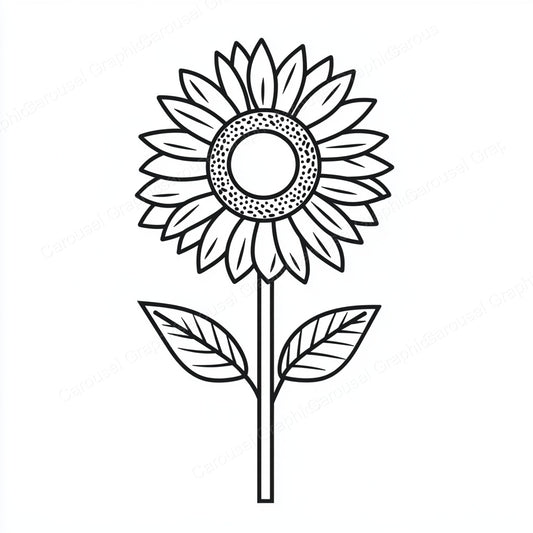 Sunflower Vector Graphic preview