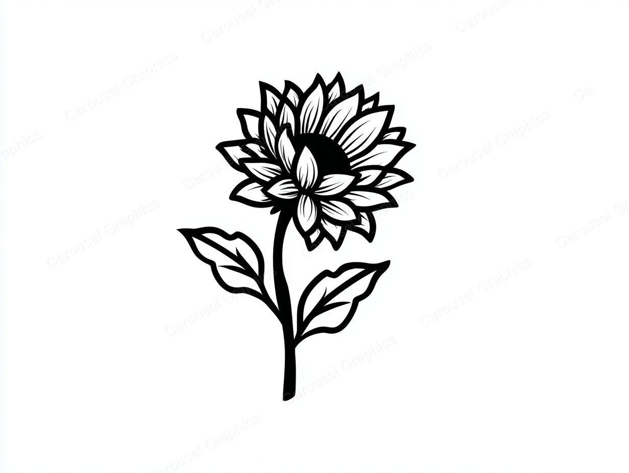 Sunflower Vector Graphic preview