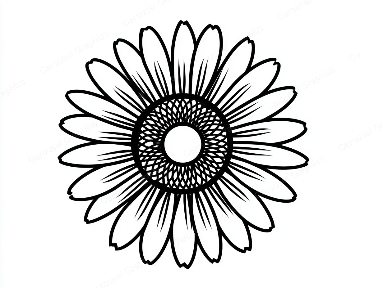 Sunflower Vector Graphic preview