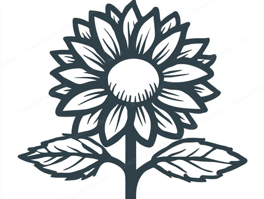 Sunflower Vector Graphic preview