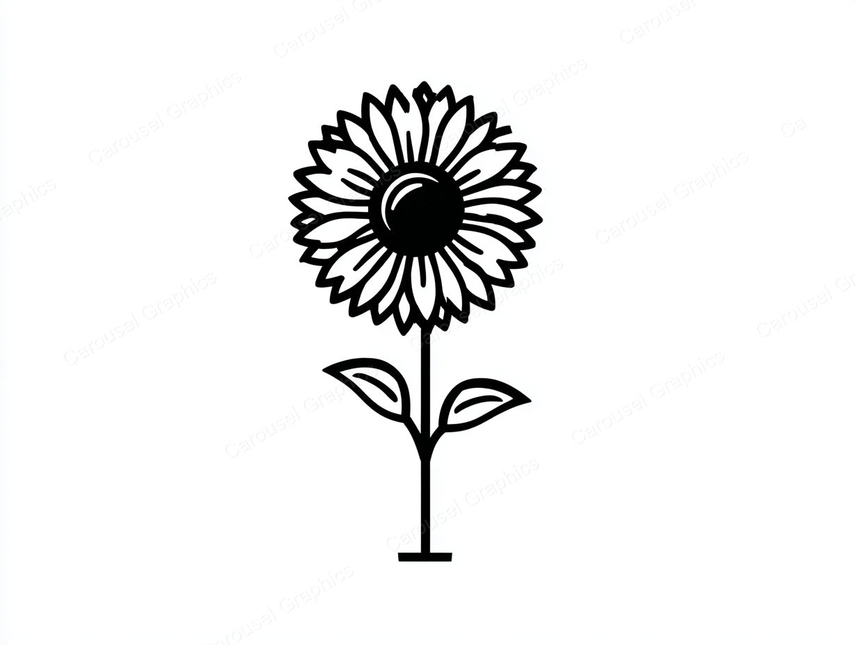 Sunflower Vector Graphic preview