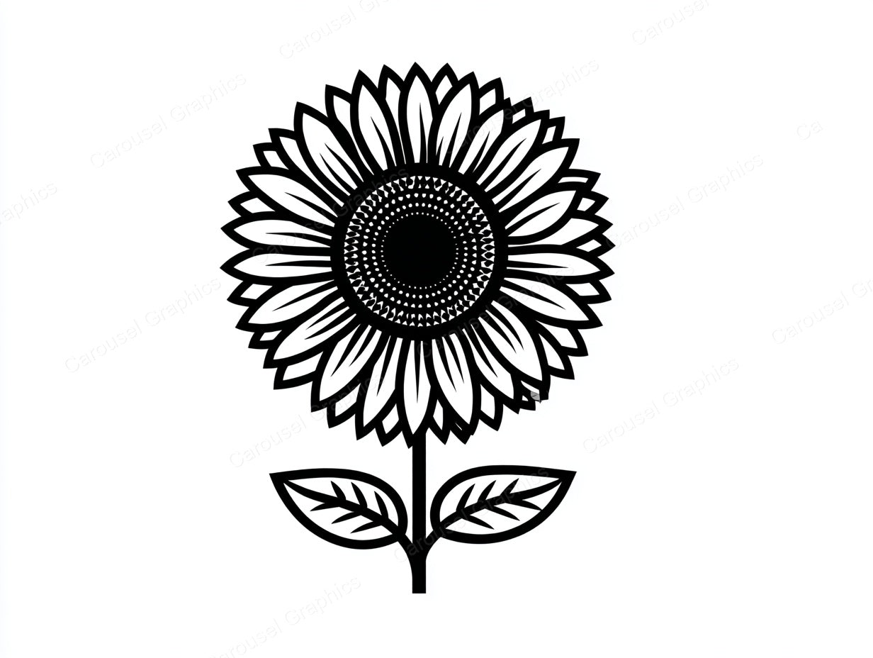 Sunflower Vector Graphic preview