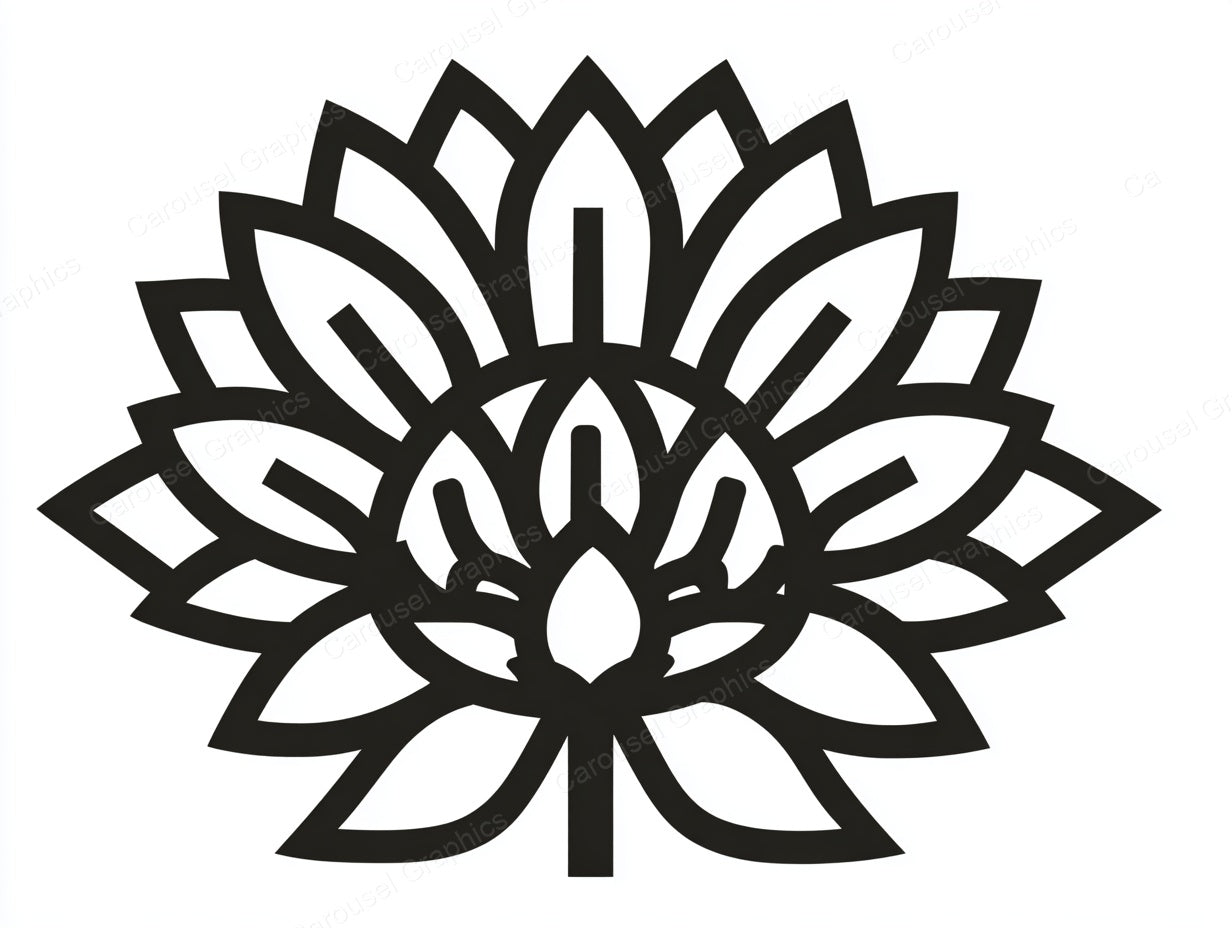 Sunflower Vector Graphic preview
