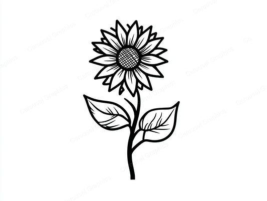 Sunflower Vector Graphic preview