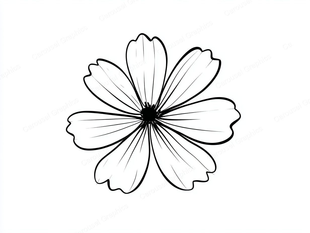 Wildflower Vector Graphic preview